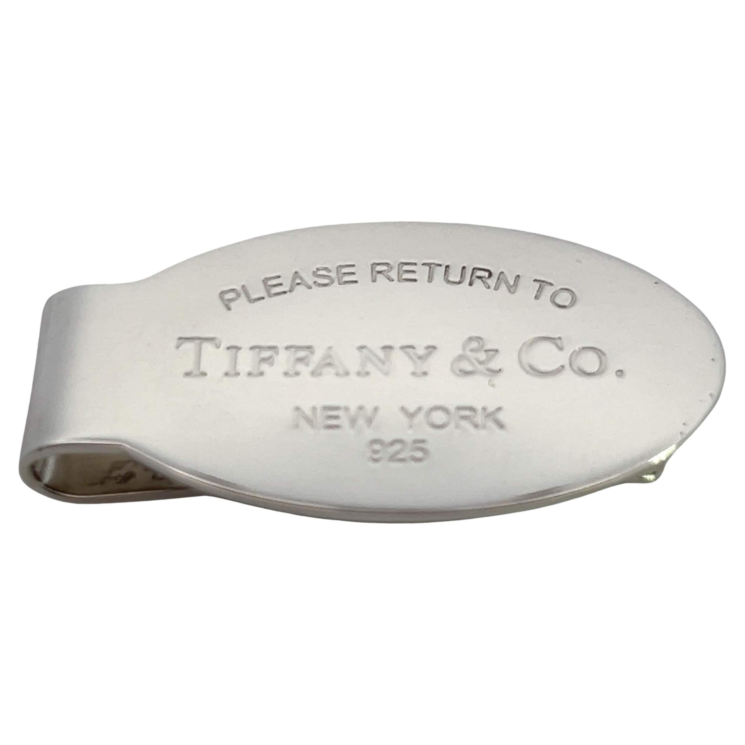 Tiffany & Co Estate Money Clip Sterling Silver