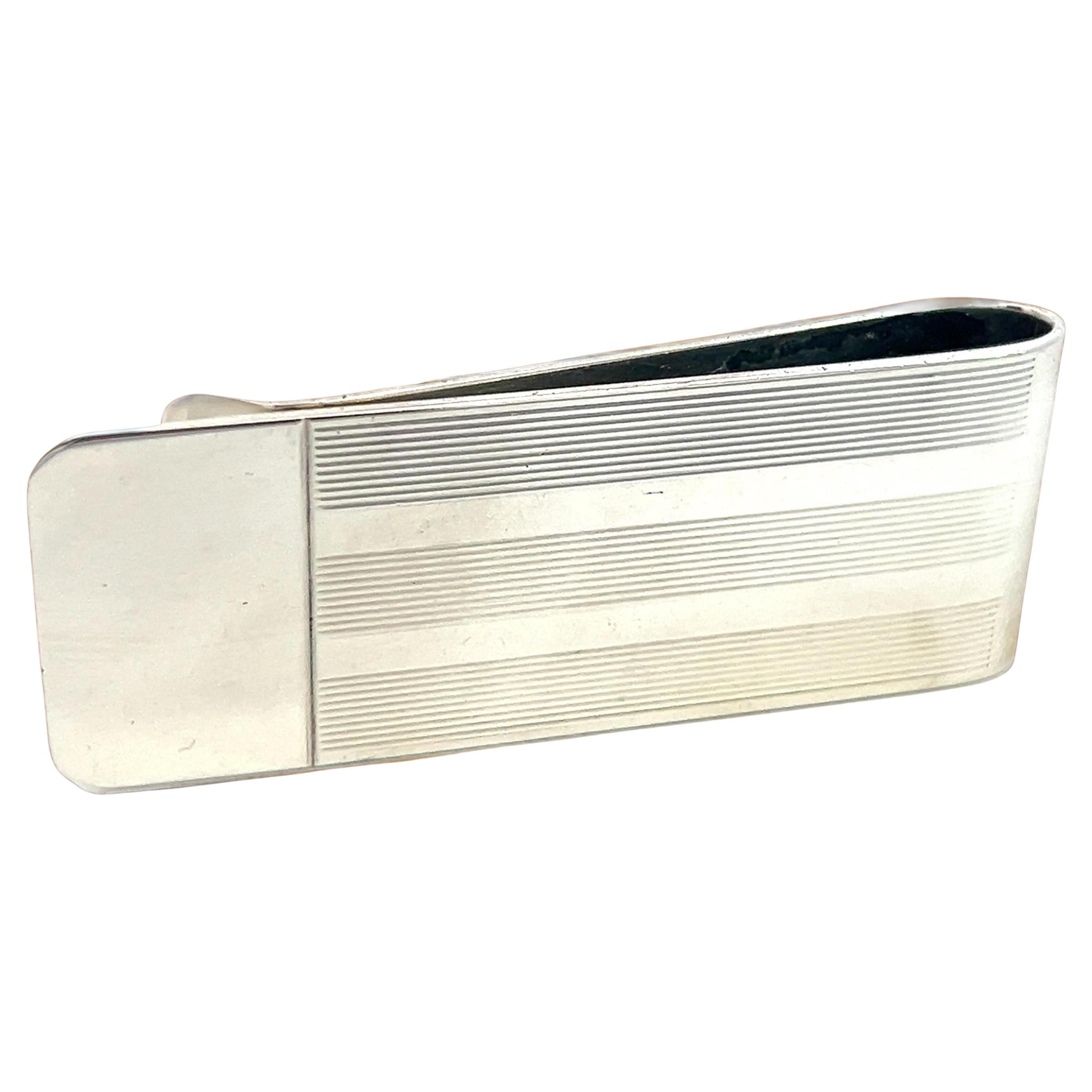 Tiffany & Co Estate Pinza para billetes Plata de ley