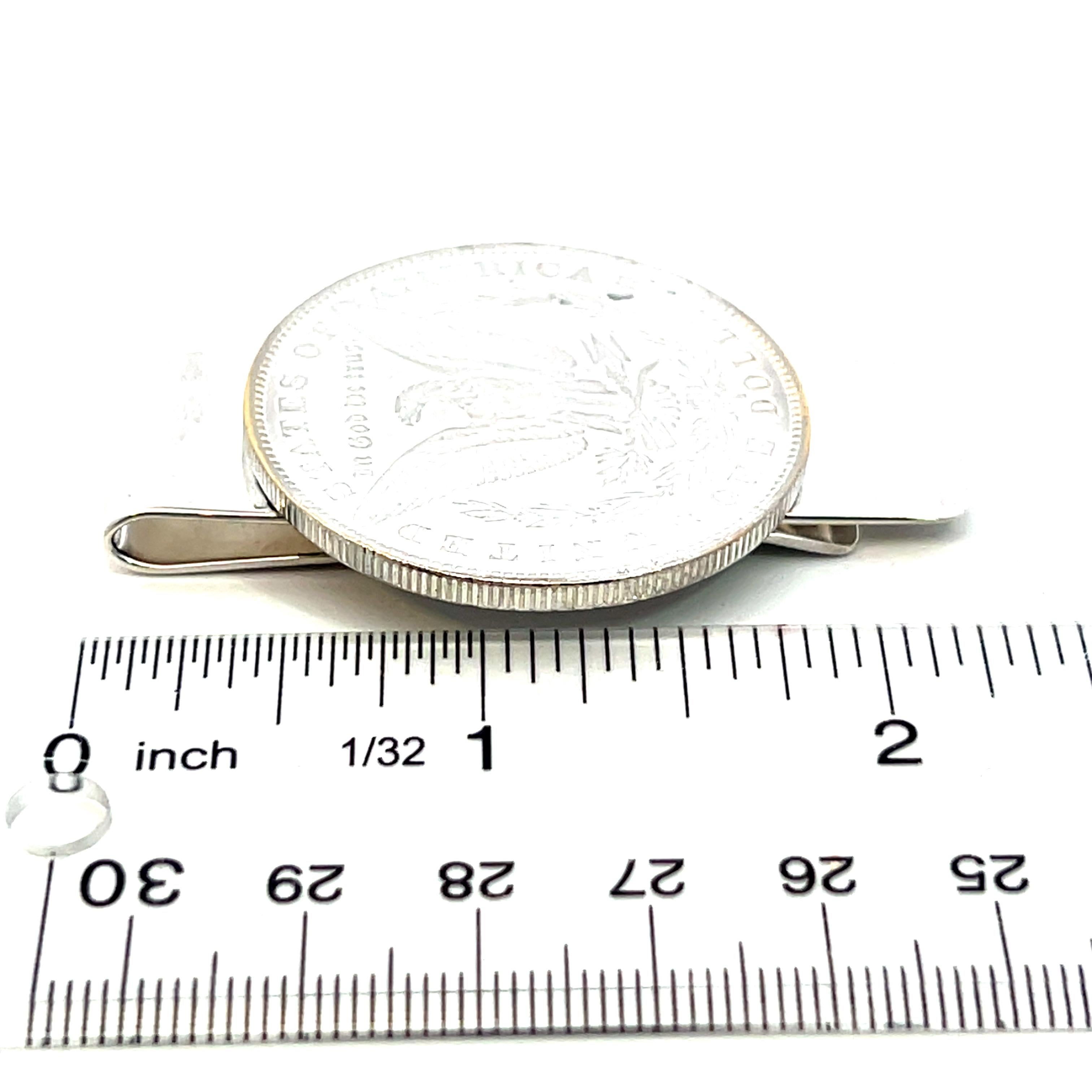 Tiffany & Co Nachlass Morgan Dollar Geldklammer Sterlingsilber von Tiffany & Co 4