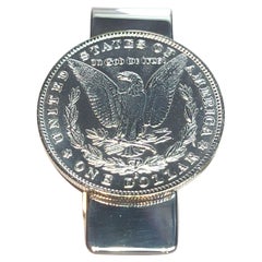 Tiffany & Co Nachlass Morgan Dollar Geldklammer Sterlingsilber von Tiffany & Co