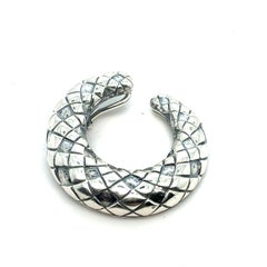Tiffany & Co Estate Omega Back Clip on Earrings Sterling Silver