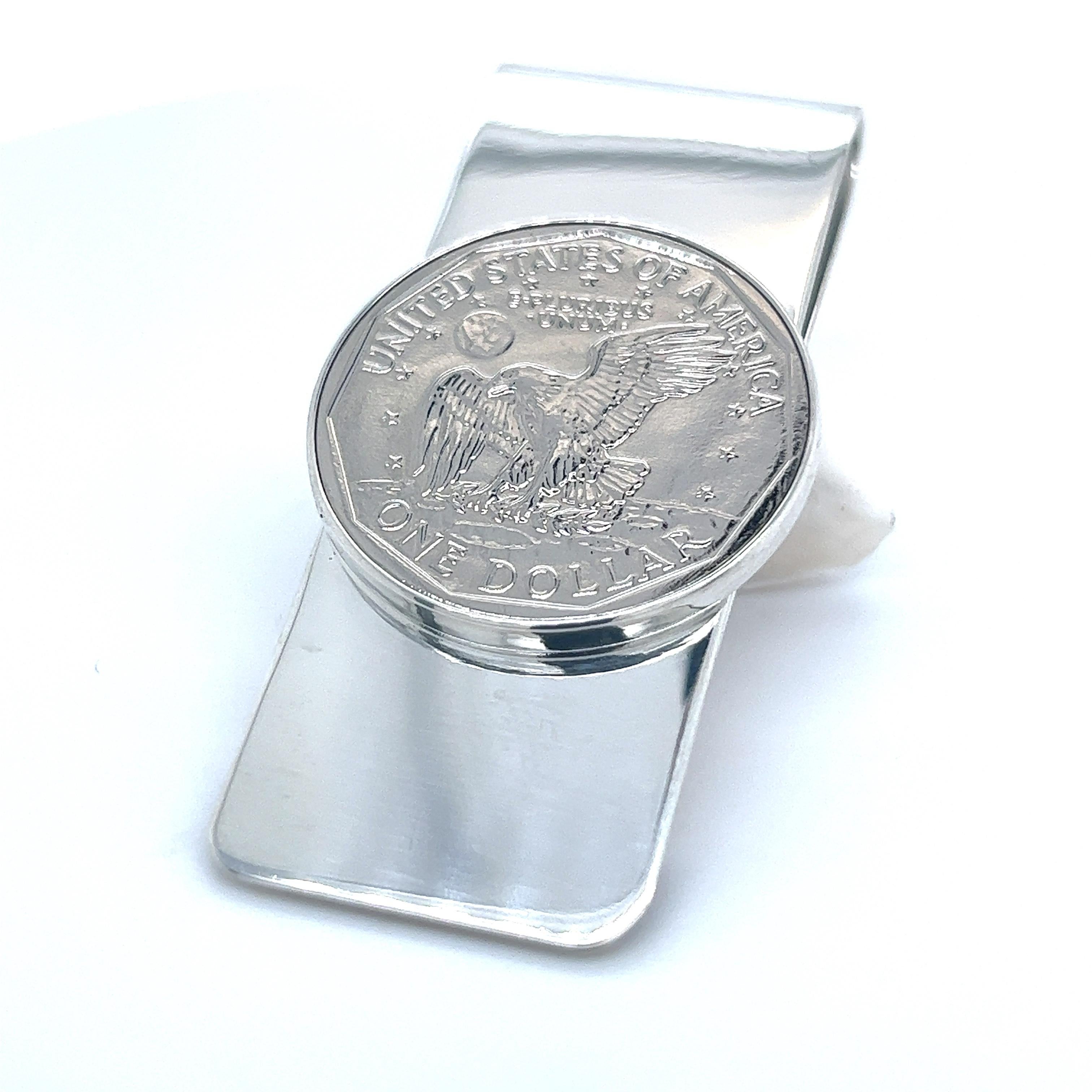 Tiffany & Co Estate One Dollar Coin Money Clip Silver  In Good Condition In Brooklyn, NY