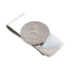 Tiffany & Co Estate One Dollar Coin Money Clip Sterling Silver