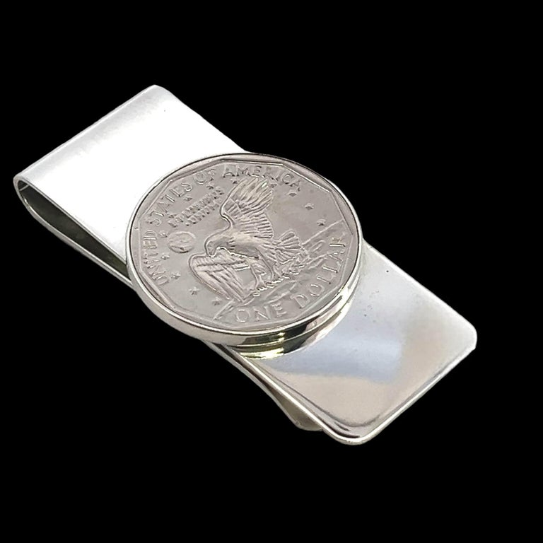 Tiffany and Co Estate One Dollar Coin Money Clip Sterling Silver