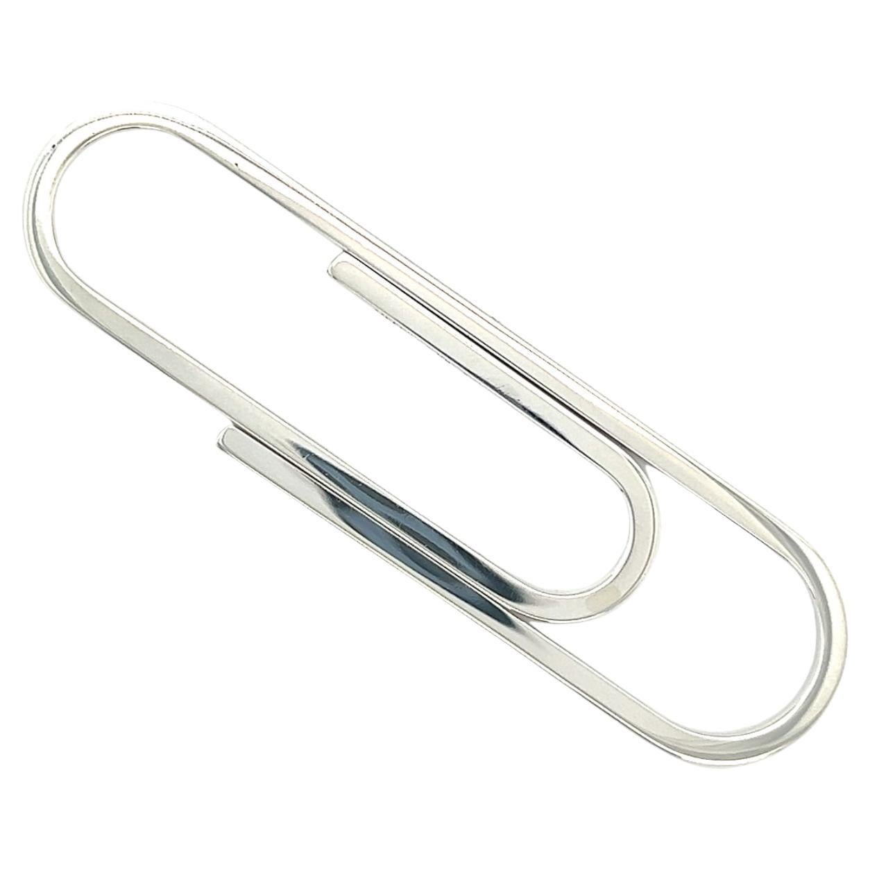 Tiffany and Co Estate Paper Clip Money Clip Sterling Silver 7.8 Grams