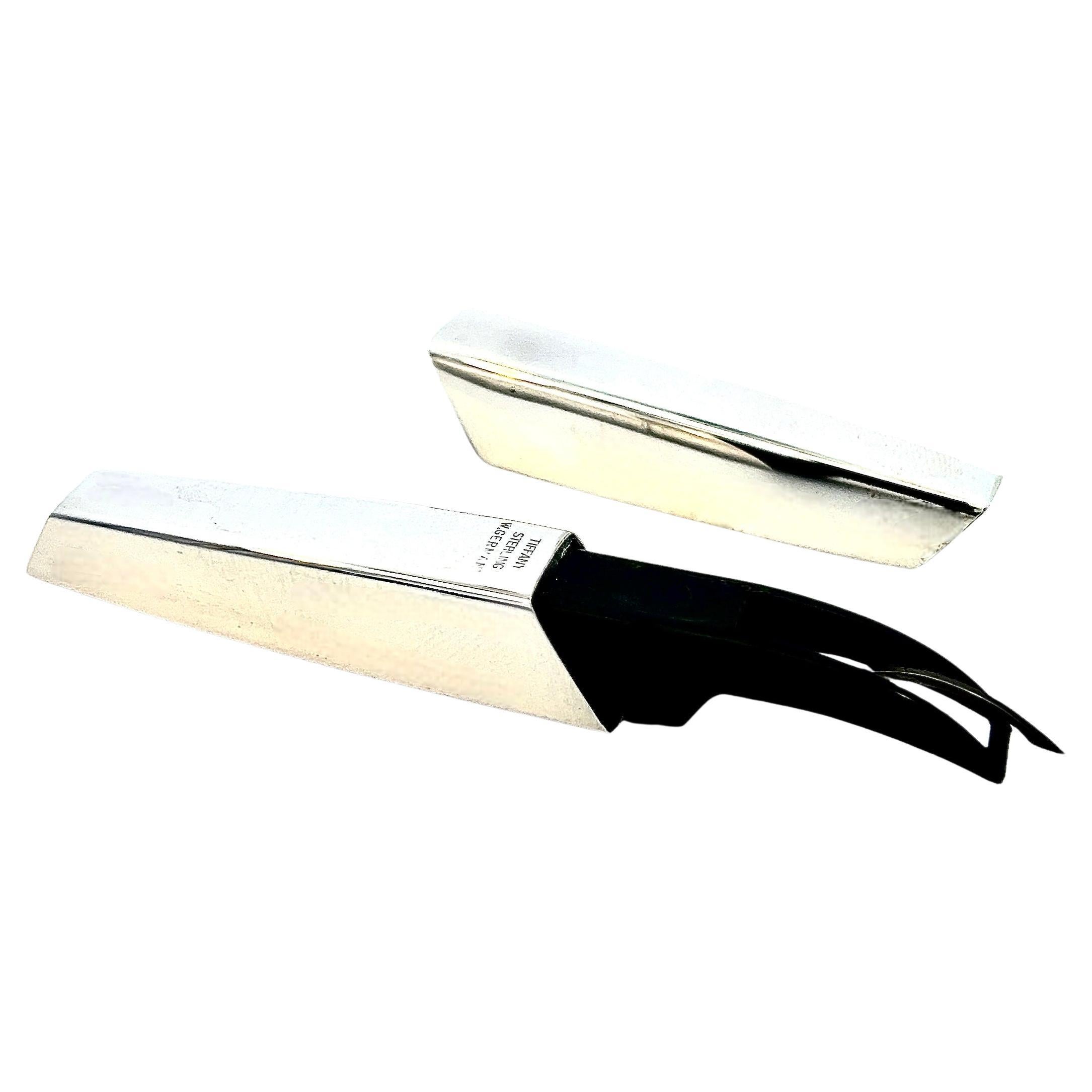 Tiffany & Co Estate Parker Clipit Letter Opener 4" Sterling Silver