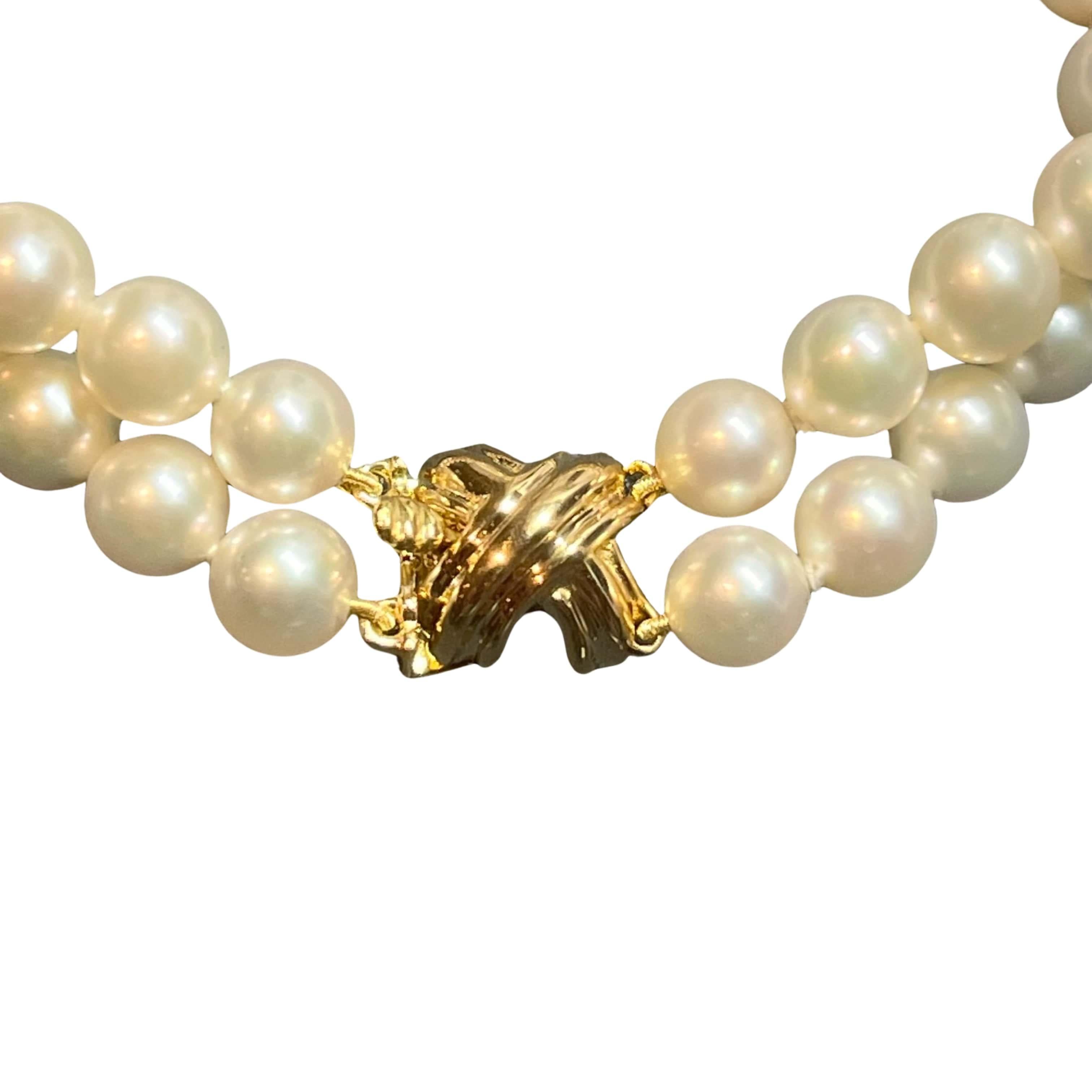 Tiffany & Co Estate Pearl Bracelet 7