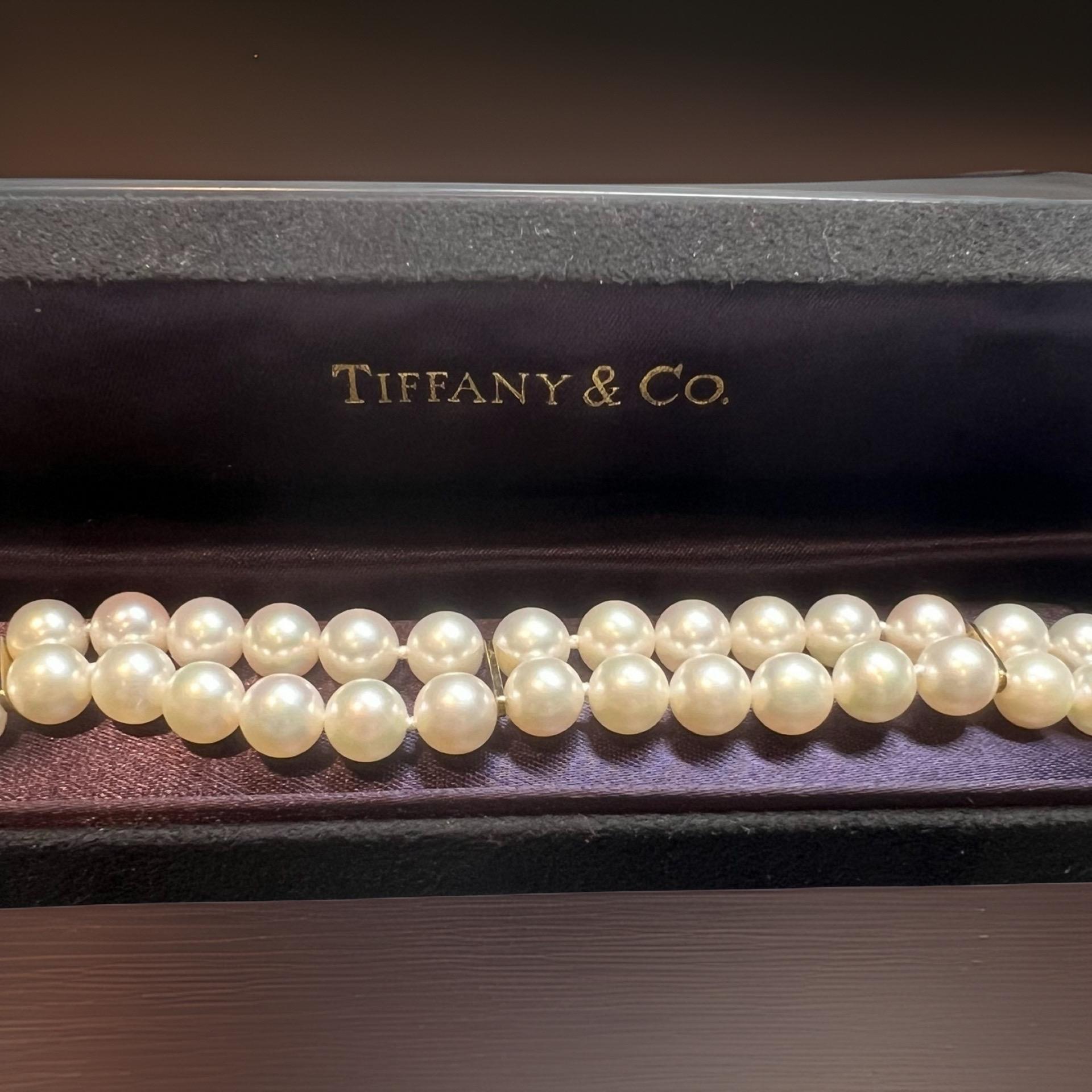 Women's Tiffany & Co Estate Pearl Bracelet 7