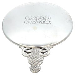 Tiffany & Co Espejo de mano con piña Plata de ley 58 gramos Estate