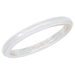 TIFFANY & CO. Estate Platinum Wedding Band