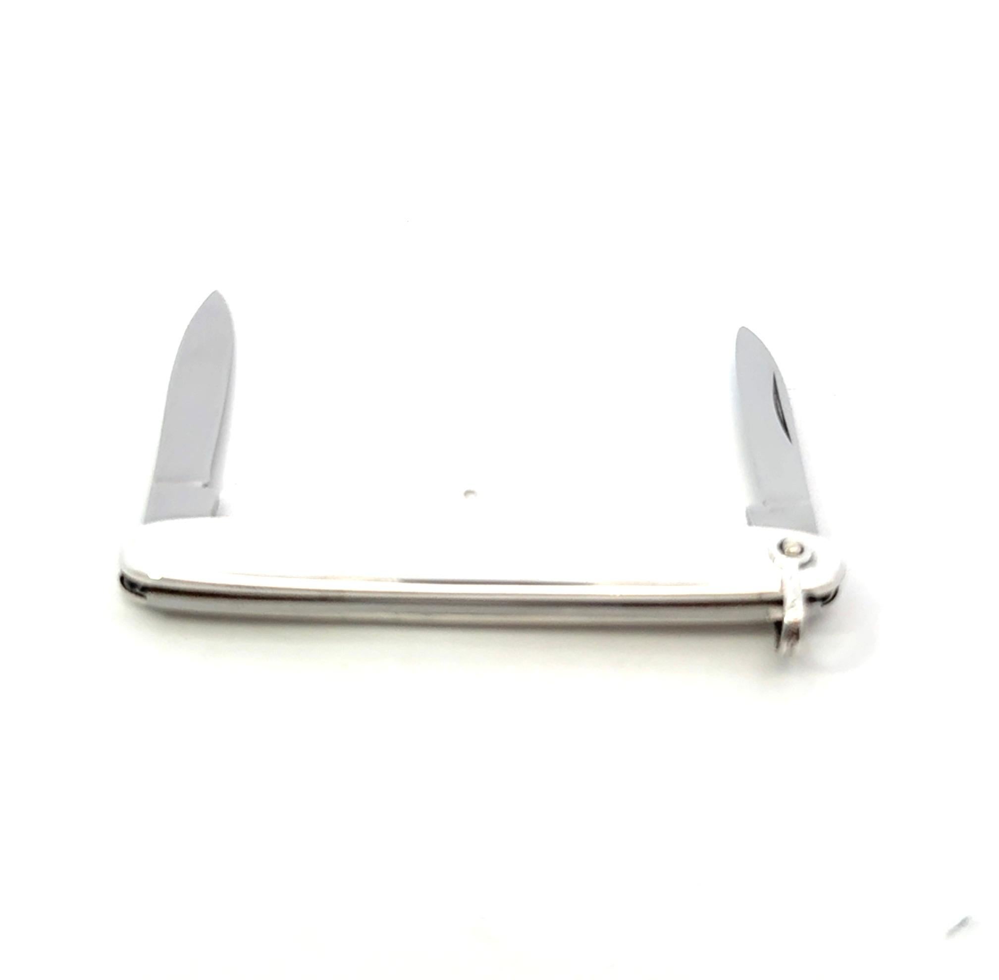 Navaja de bolsillo Tiffany & Co Estate Plata de ley 15 gramos Estate en venta 1