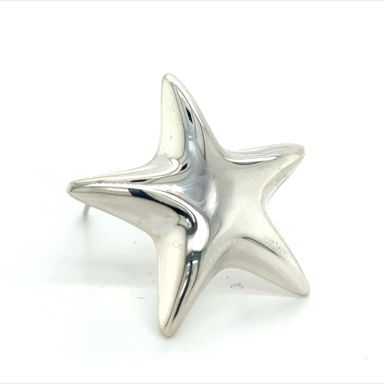 Tiffany & Co Estate Puff Star Brooch Pin Sterling Silver TIF304

These elegant Authentic Tiffany & Co star earrings have a weight of 10.6 Grams.

TRUSTED SELLER SINCE 2002

PLEASE SEE OUR HUNDREDS OF POSITIVE FEEDBACKS FROM OUR CLIENTS!!

FREE