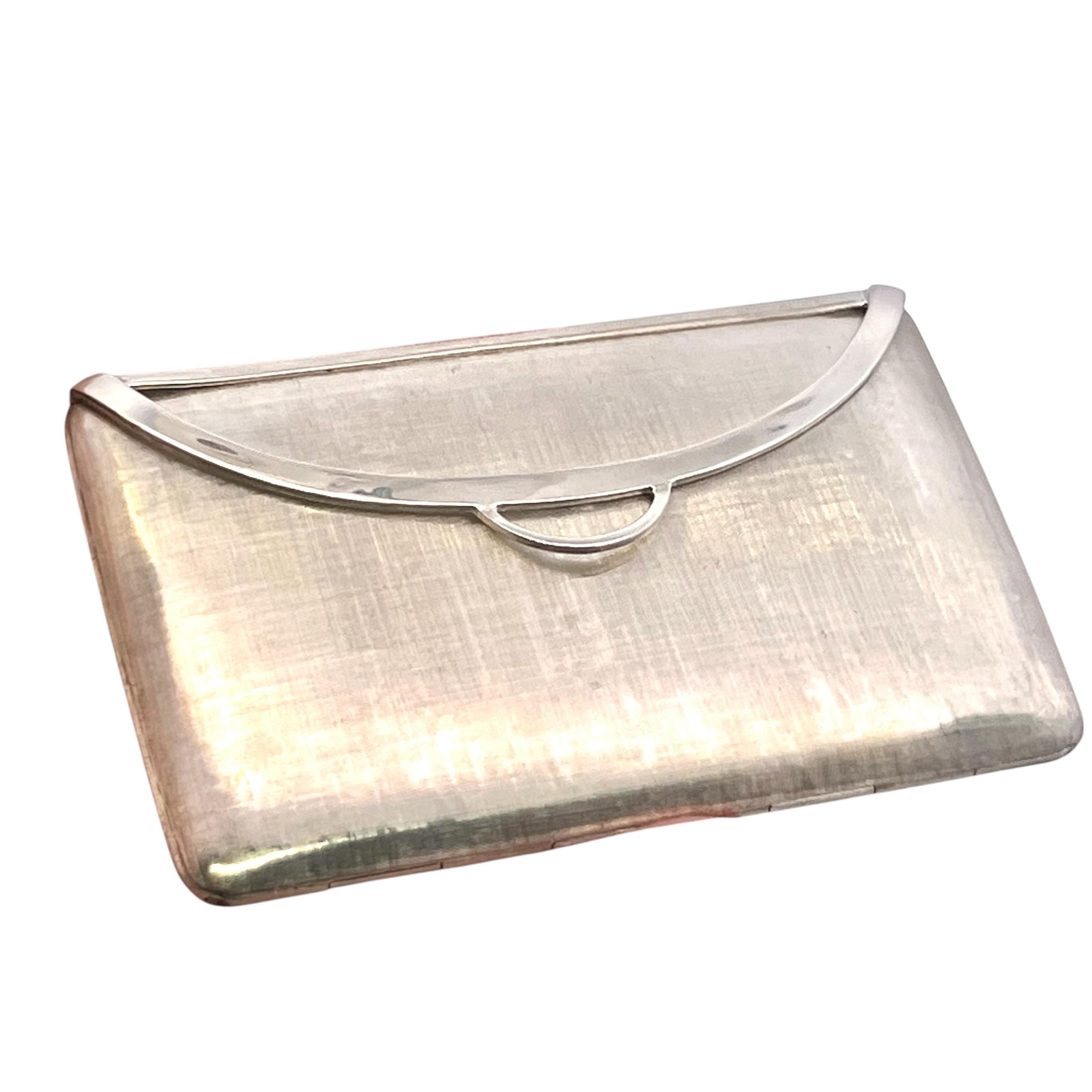 Tiffany & Co Estate Seltener Kompaktspiegel Sterling Silber 86 Gramm im Angebot 11
