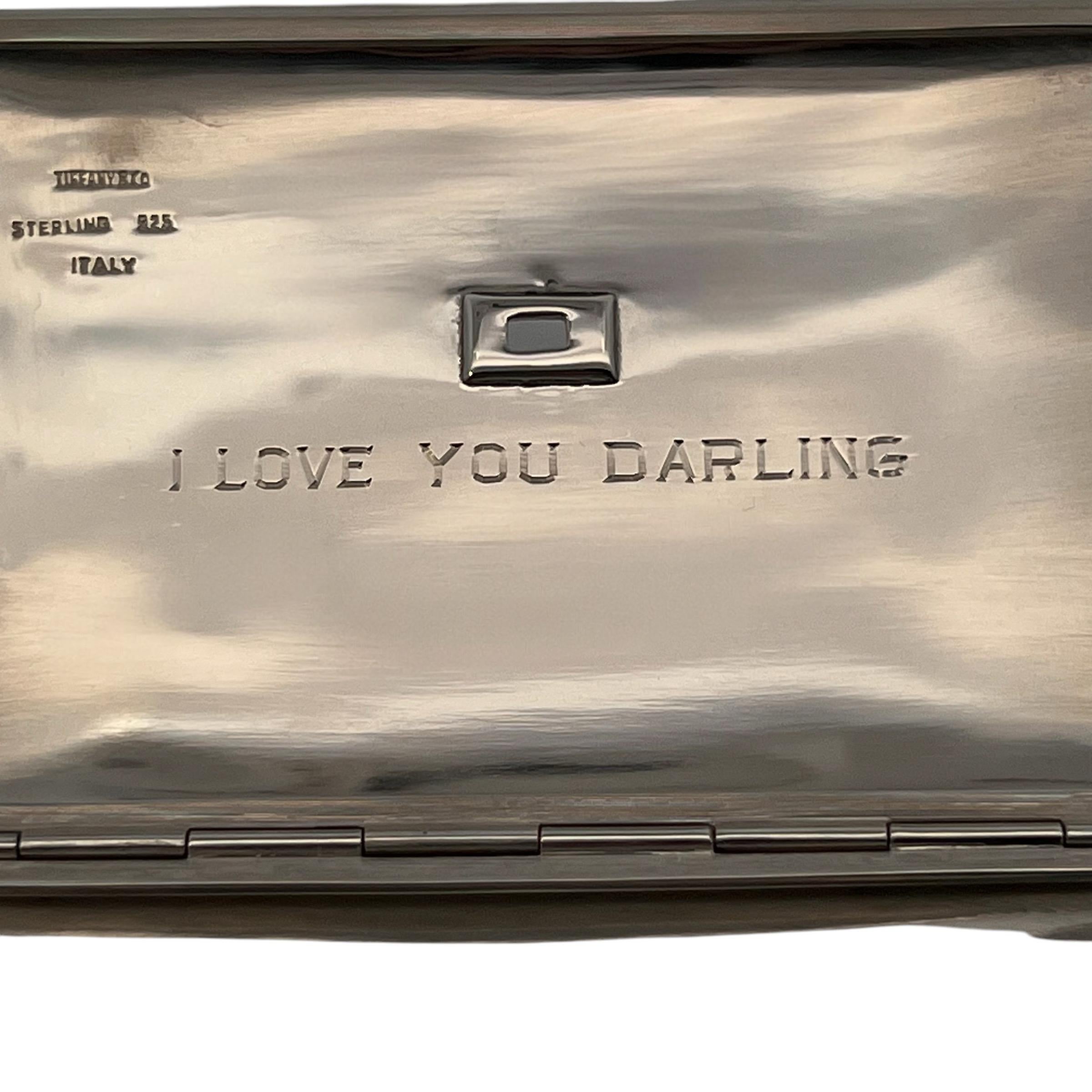 Tiffany & Co Estate Seltener Kompaktspiegel Sterling Silber 86 Gramm im Angebot 12