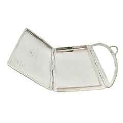 Tiffany & Co Estate Seltener Kompaktspiegel Sterling Silber 86 Gramm