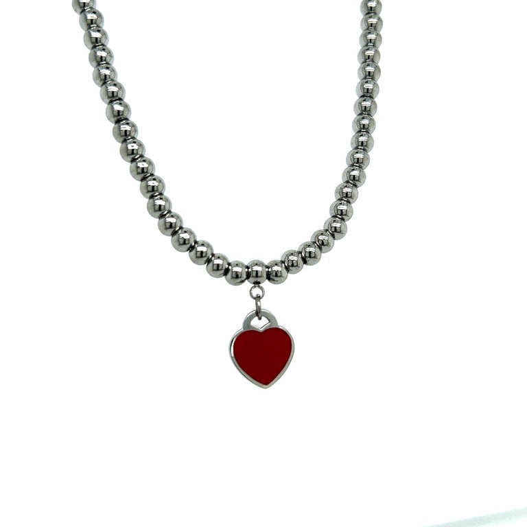 Necklace Tiffany Red Heart Bracelet Return To Tiffany™ Red Heart