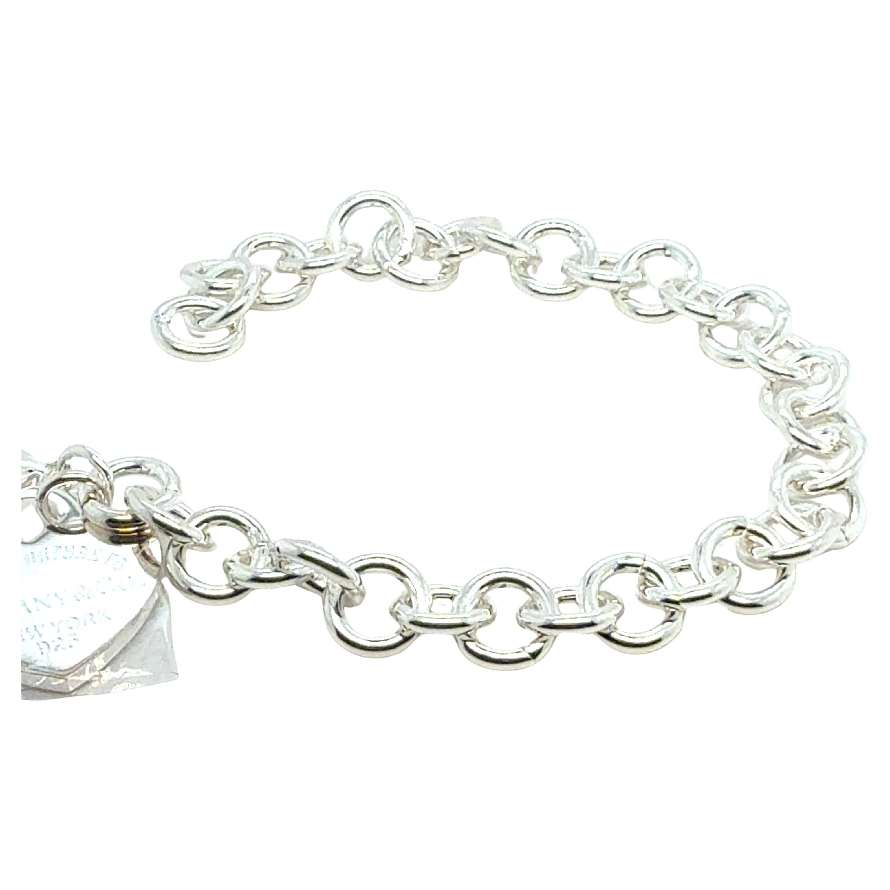 Pulsera Tiffany 
Co Estate Return To Tiffany 7,5" Plata de ley