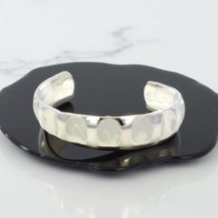 Tiffany & Co Pulsera brazalete acanalada tamaño 6" Plata de ley Estate