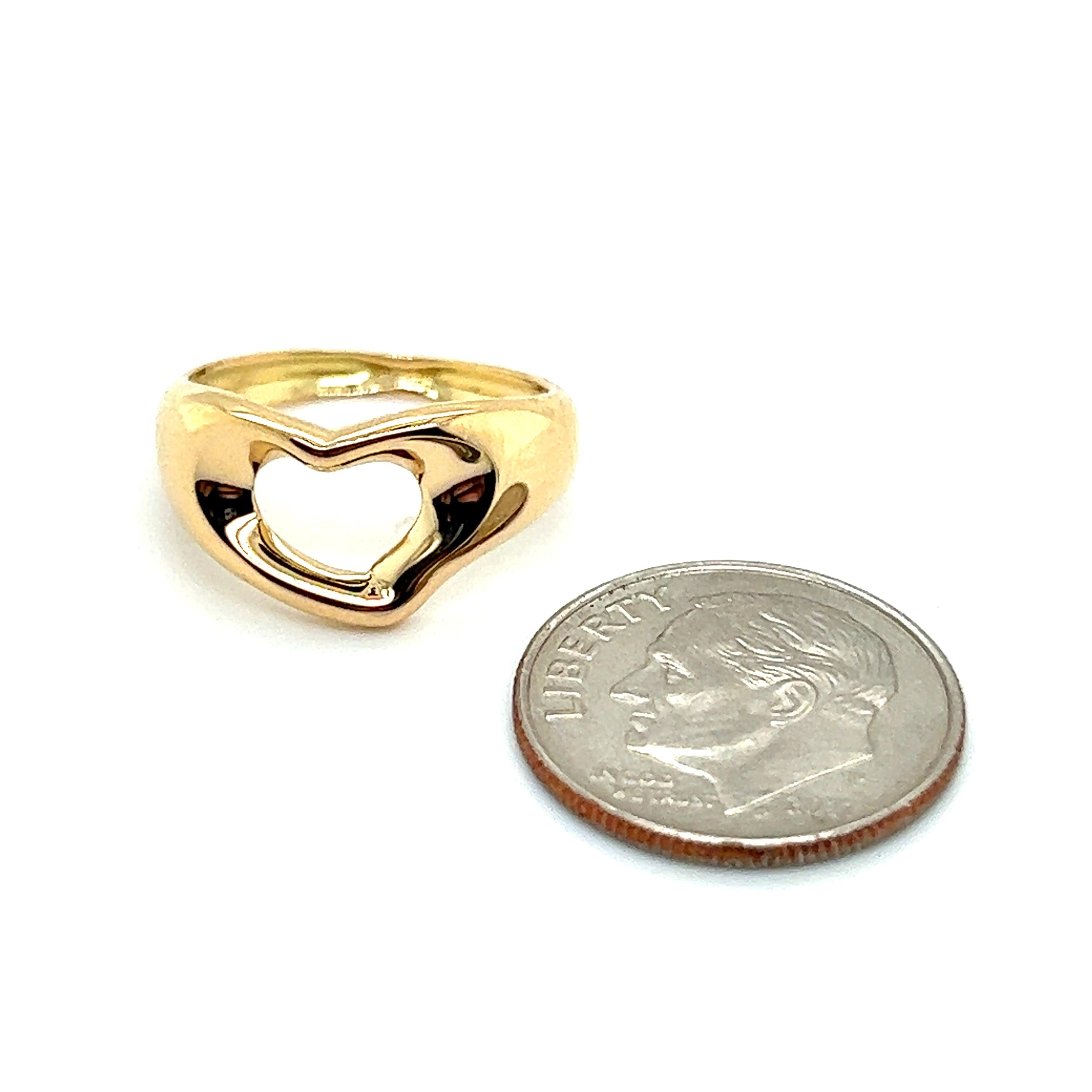 Estate-Ring aus 18 Karat Y-Gold von Tiffany & Co im Zustand „Gut“ im Angebot in Brooklyn, NY