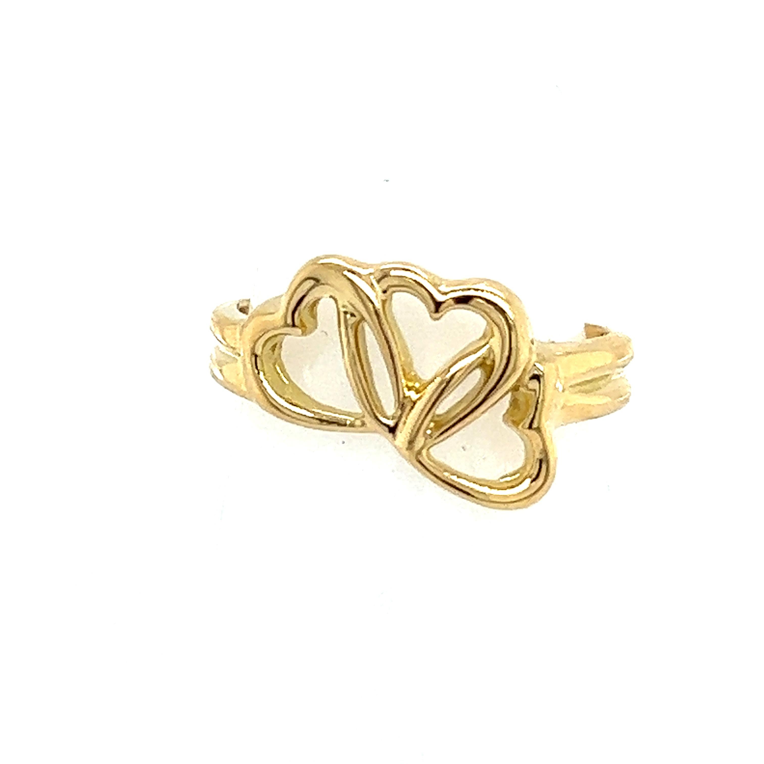 Estate-Ring aus 18 Karat Y-Gold von Tiffany & Co im Angebot 1