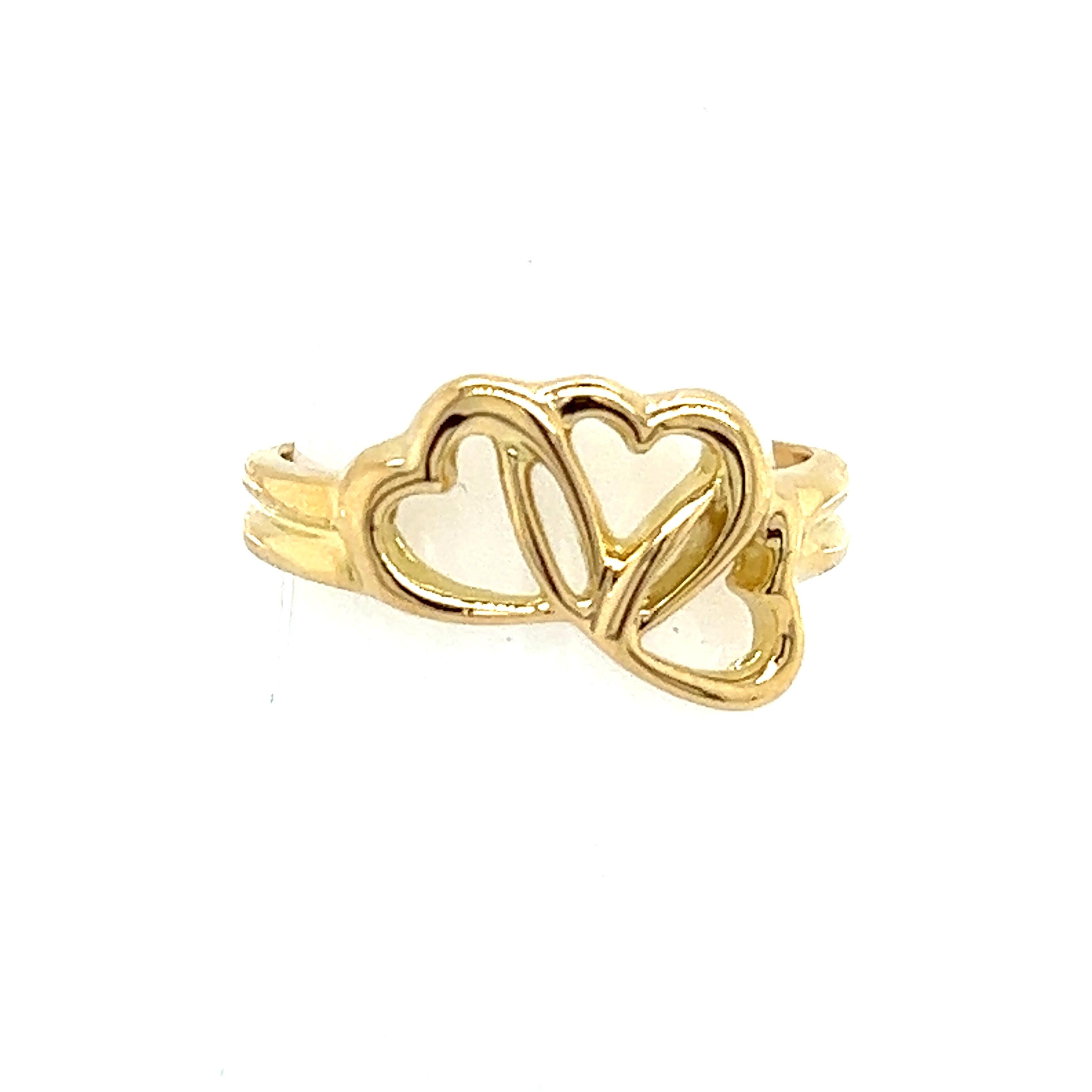 Estate-Ring aus 18 Karat Y-Gold von Tiffany & Co im Angebot 2