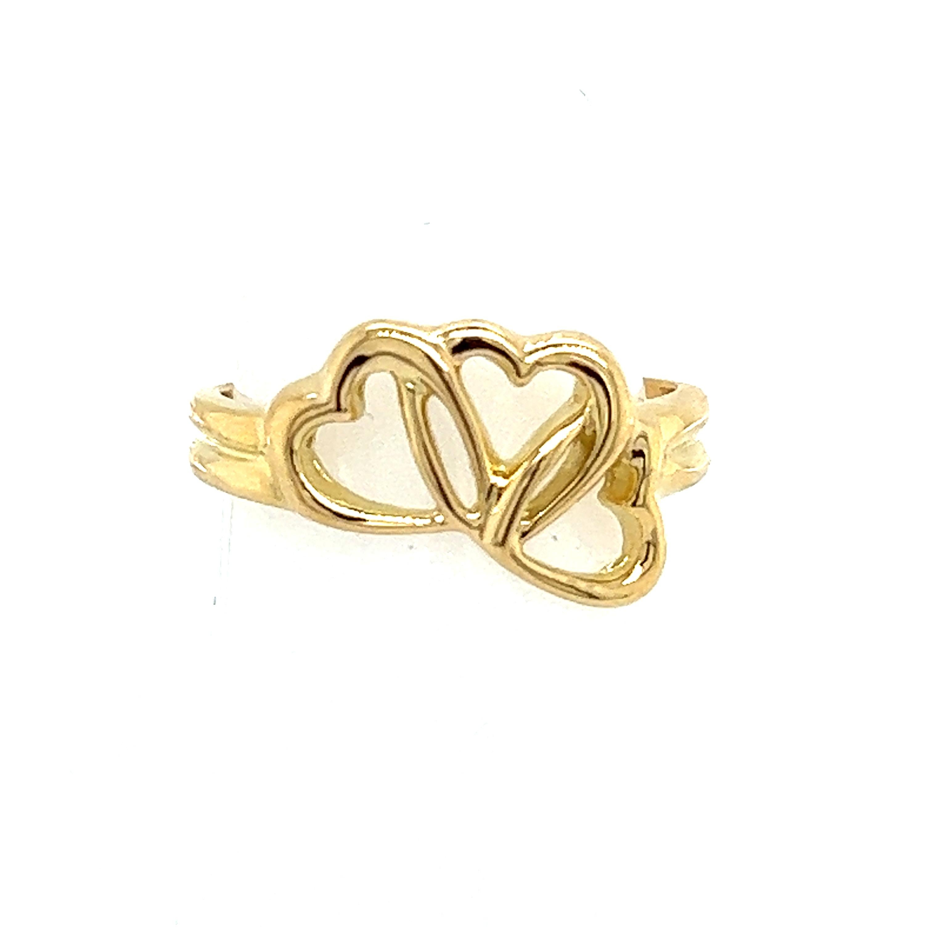 Estate-Ring aus 18 Karat Y-Gold von Tiffany & Co im Angebot 4