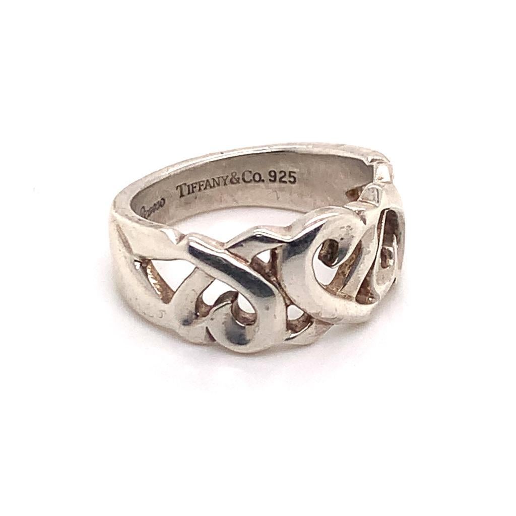 Tiffany & Co. Estate Ring Sterling Silver 6