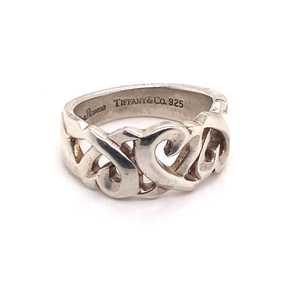 Tiffany & Co. Estate Ring Sterling Silver 7