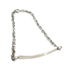 Tiffany & Co Estate Rope Chain Bracelet 7.5" Sterling Silver 4.9 Grams