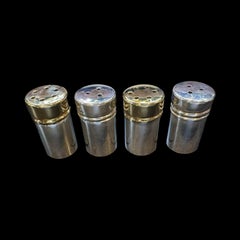 Tiffany & Co Estate Salt Pepper Shakers with Box Sterling Silver