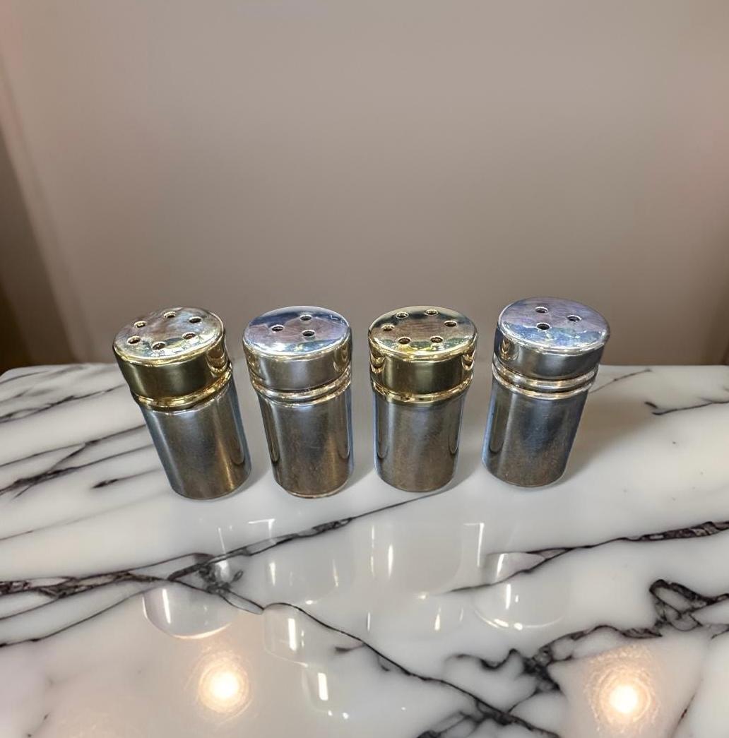 Tiffany & Co Estate Salz Pfeffer Shakers mit Box Sterling Silver im Zustand „Gut“ im Angebot in Brooklyn, NY