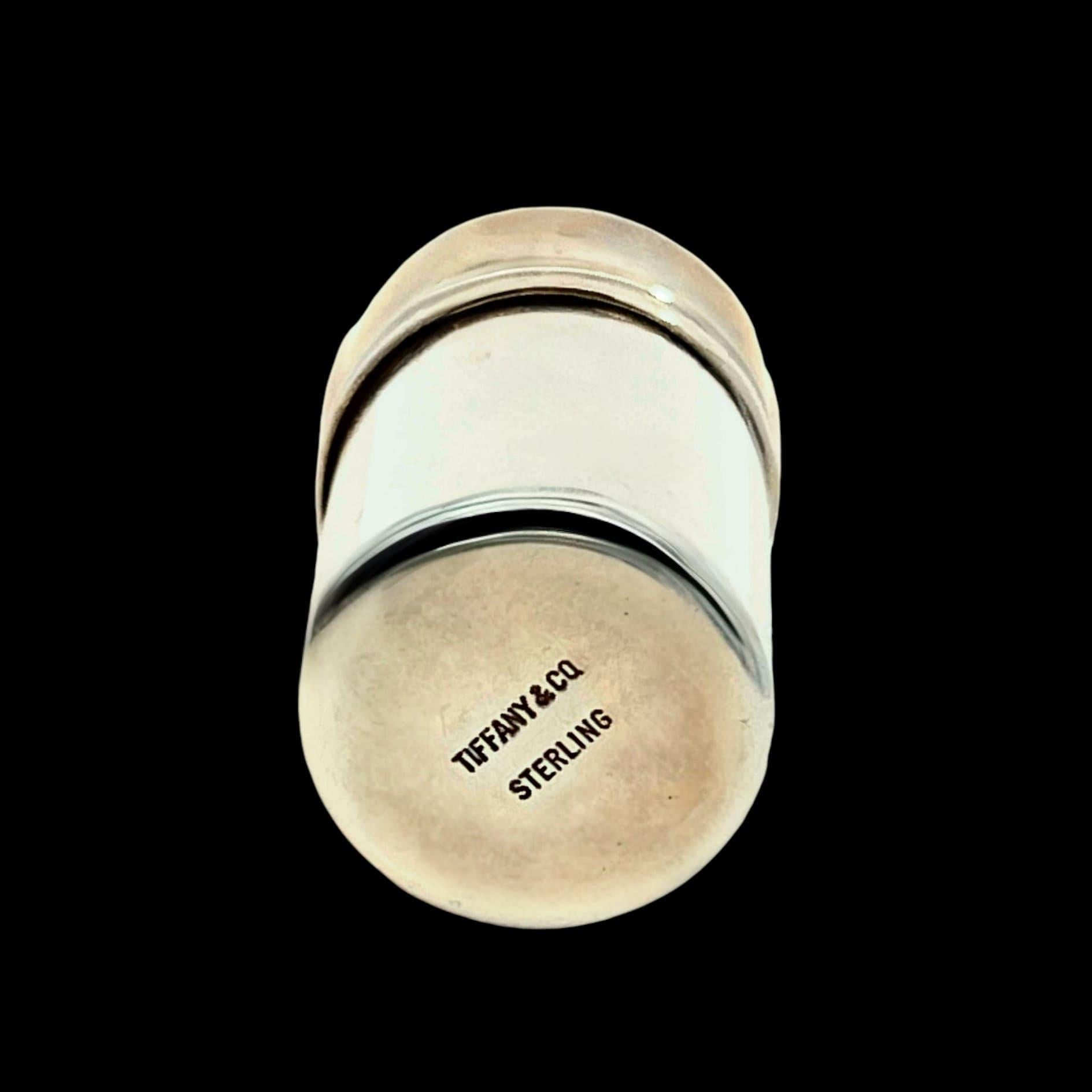 Tiffany & Co Estate Salz Pfeffer Shakers mit Box Sterling Silver im Angebot 3