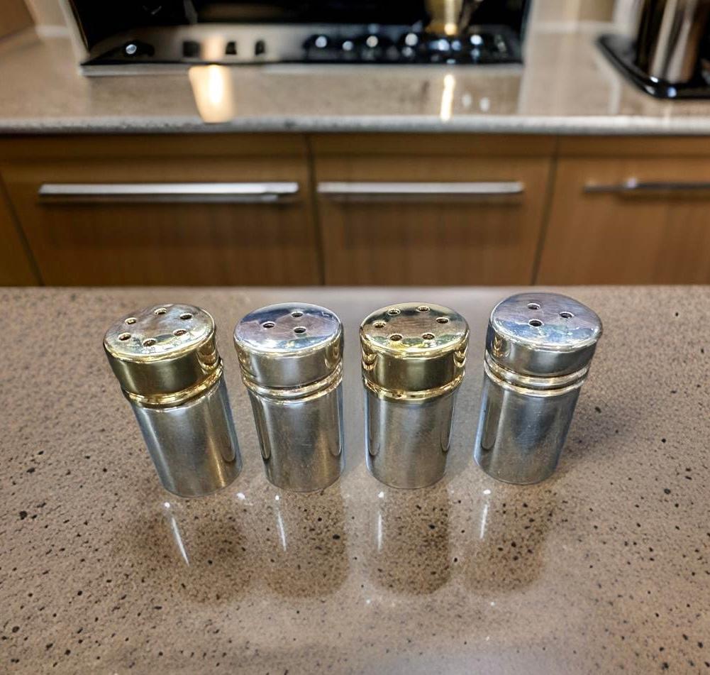 Tiffany & Co Estate Salz Pfeffer Shakers mit Box Sterling Silver im Angebot 5