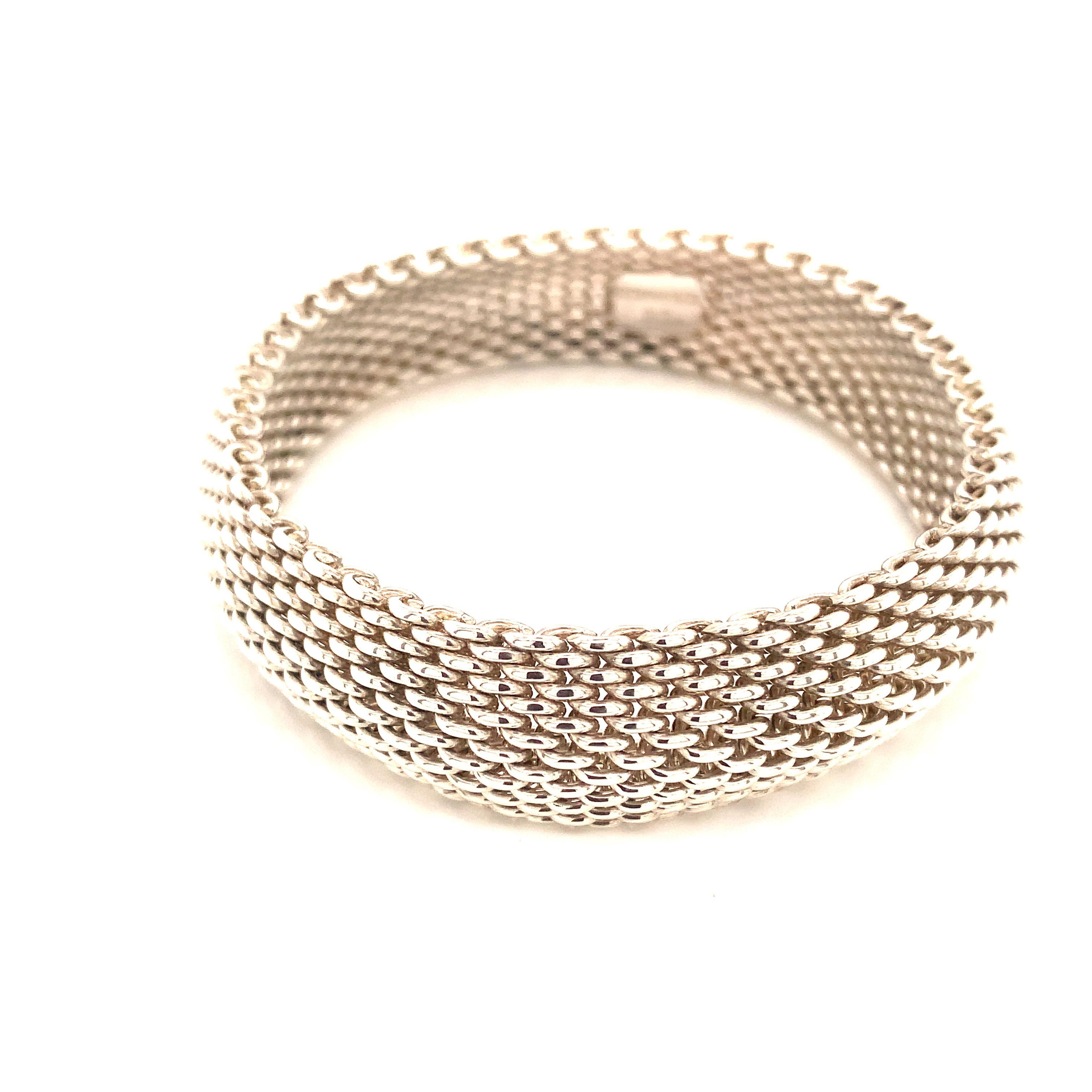 Tiffany & Co Estate Somerset Bracelet 7.5