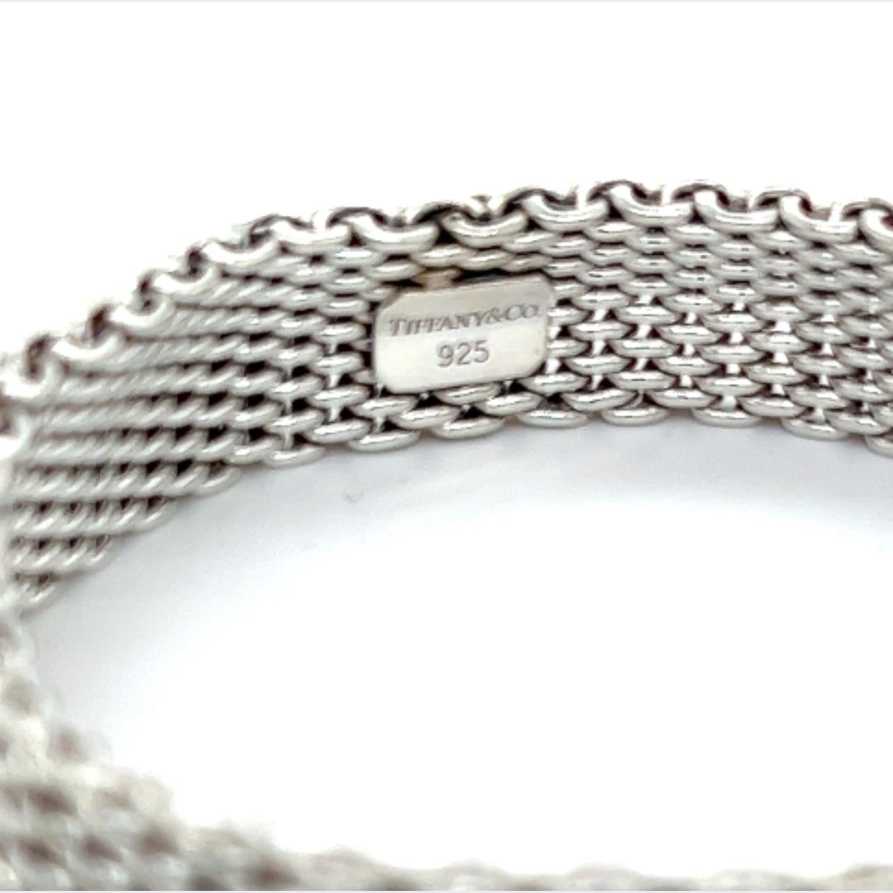 tiffany silver mesh bracelet