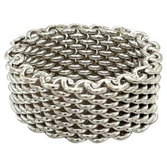 Anillo Tiffany & Co Estate Somerset 5,75 Plata de ley