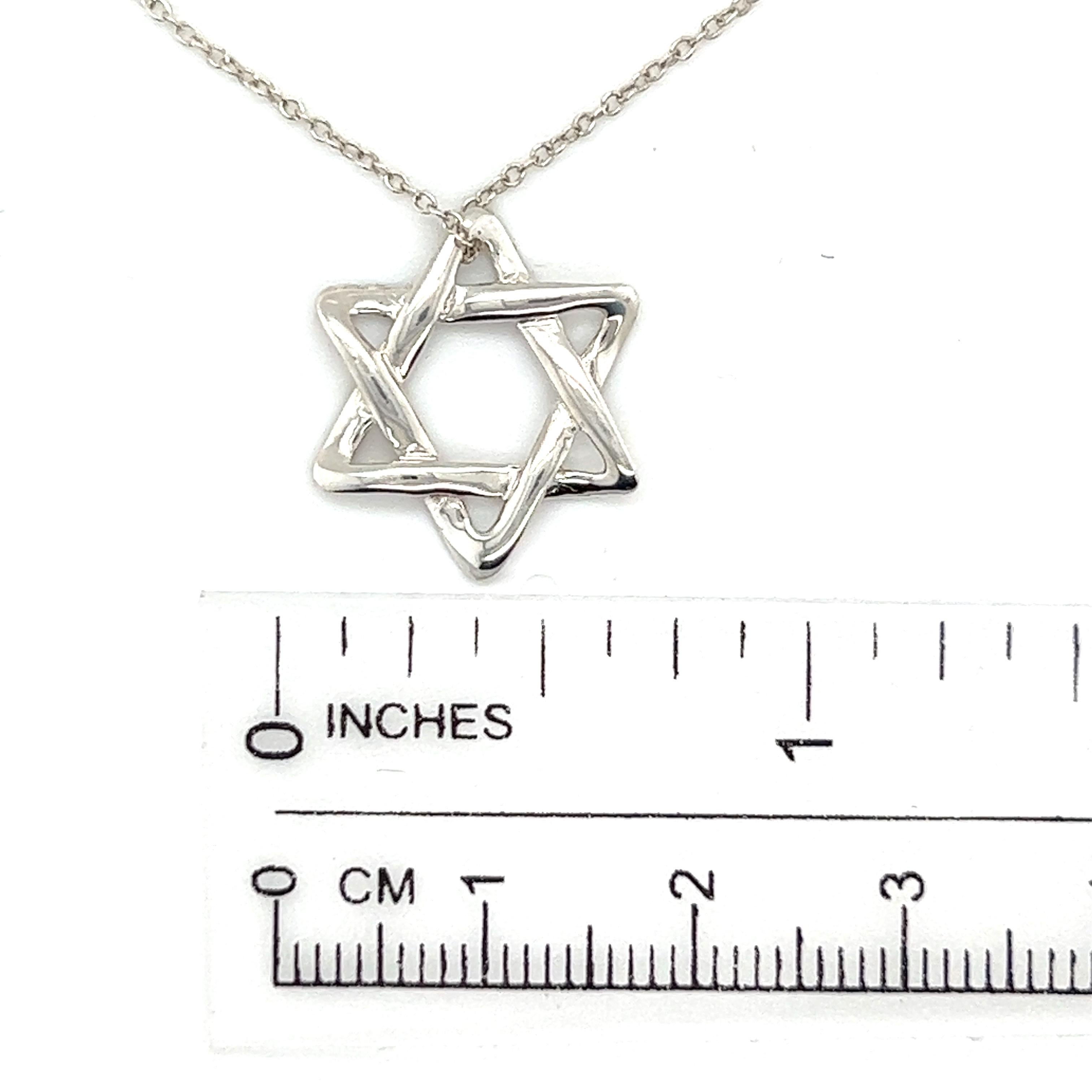 star of david necklace tiffany