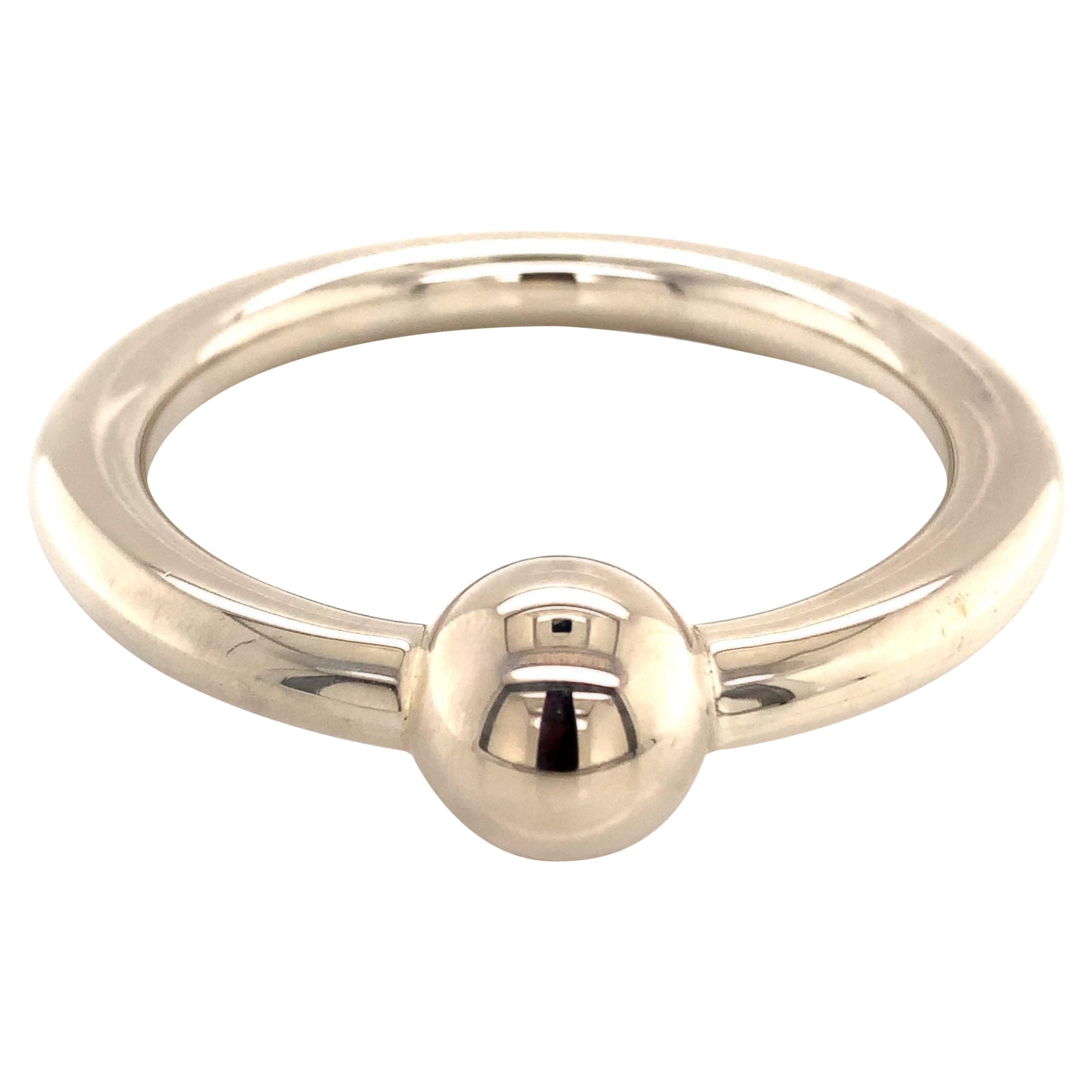 Tiffany & Co. Estate Sterling Silver Baby Rattle 17.6 Grams