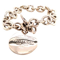 Tiffany & Co Estate Sterling Silver Bracelet 7.25" 34.4 Grams