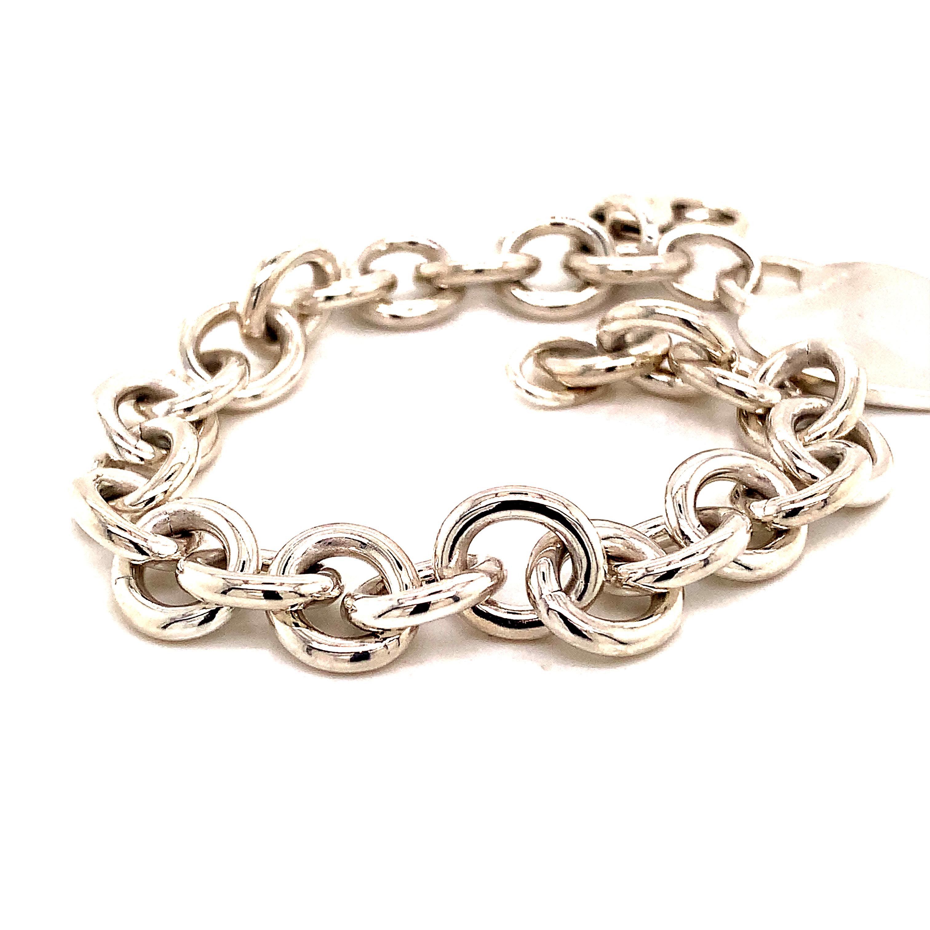 Tiffany & Co Estate Bracelet en argent sterling 7.5