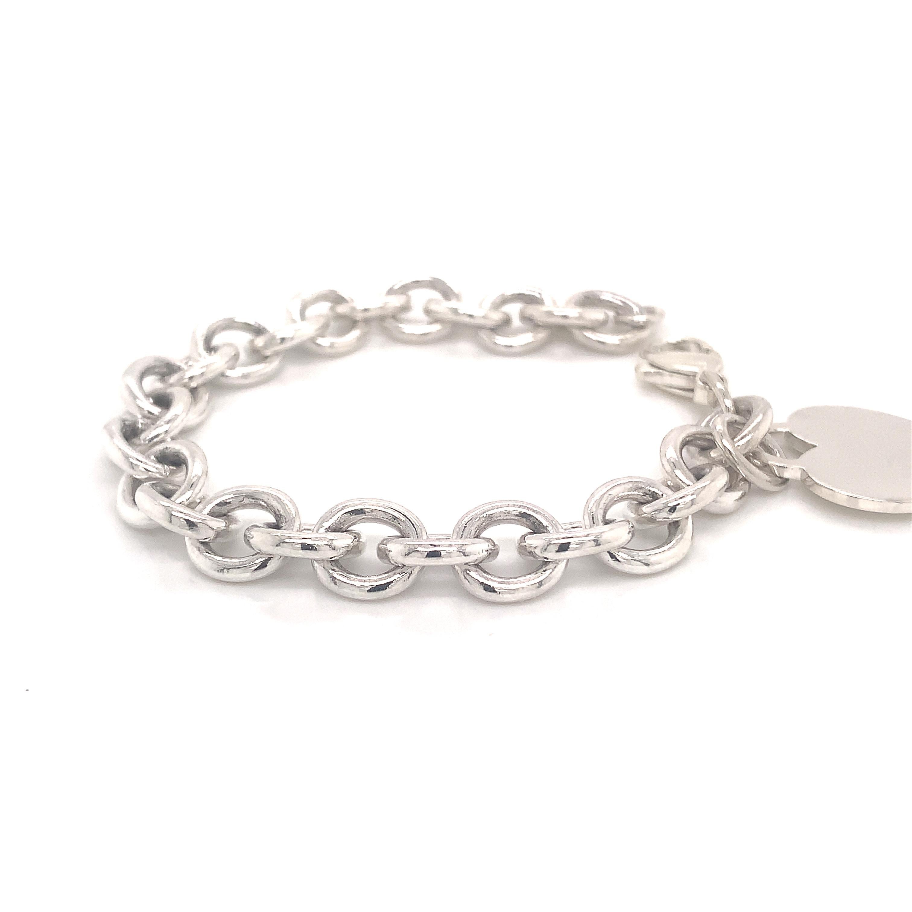 Tiffany & Co. Estate Sterling Silver Bracelet 7