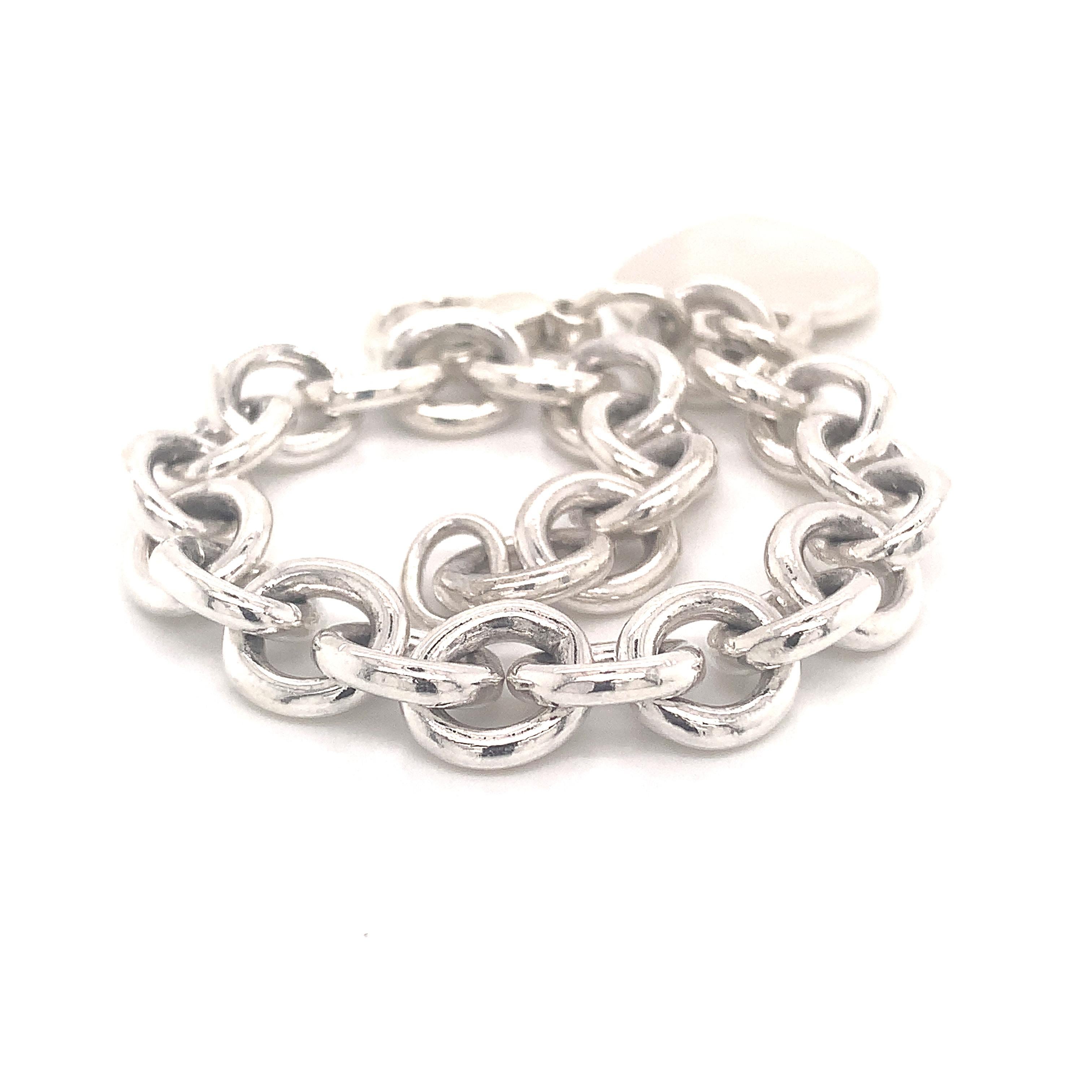 Tiffany & Co. Estate Sterling Silver Bracelet 8