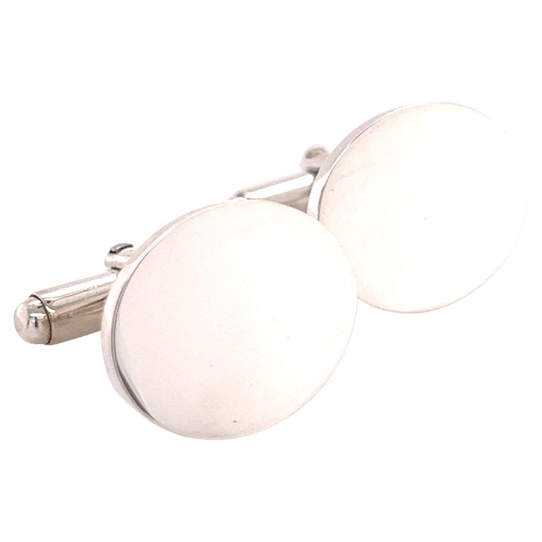 Tiffany and Co. Sterling Silver Cufflinks For Sale at 1stDibs tiffany