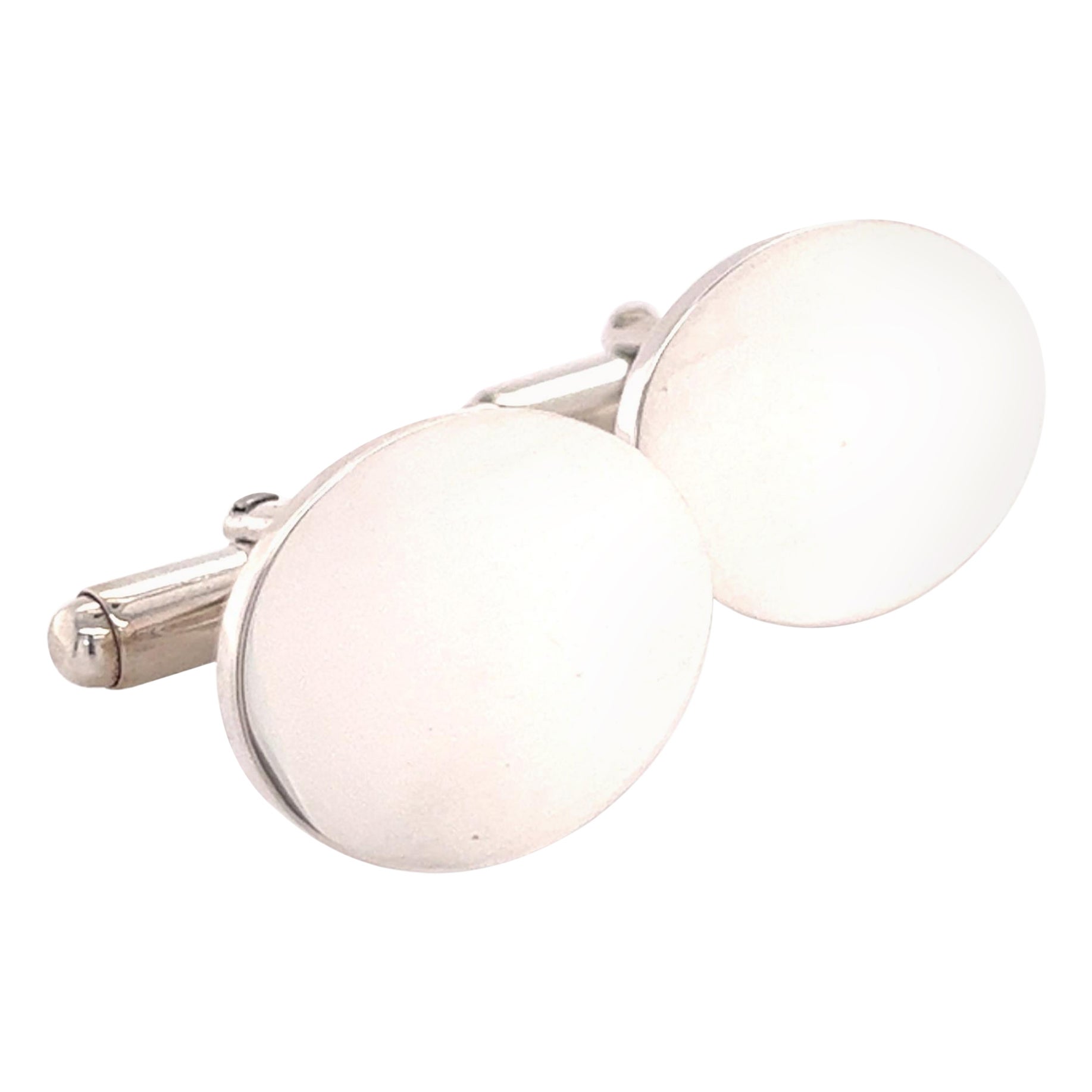 Tiffany & Co Estate, boutons de manchette en argent sterling 12 grammes