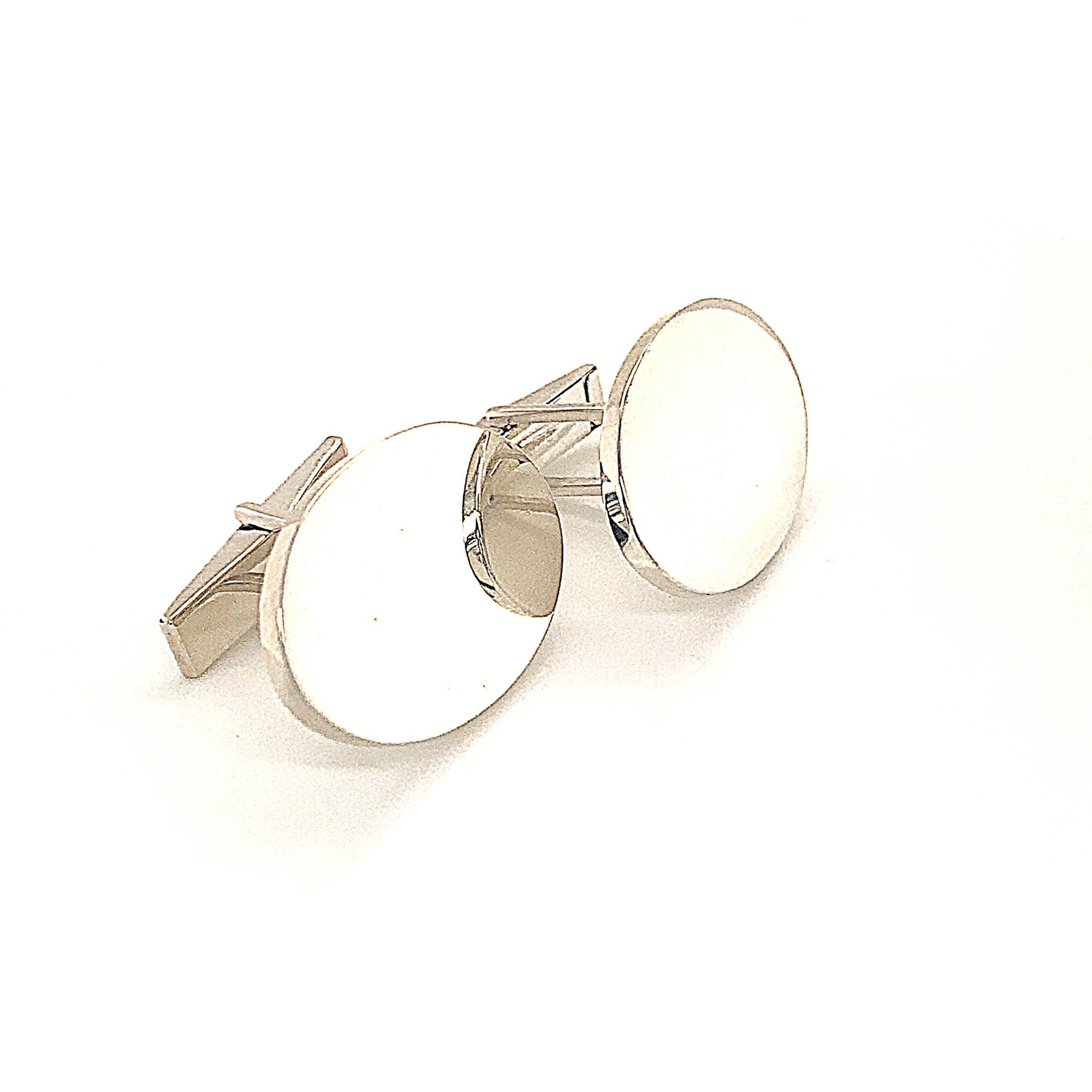 De los hombres Gemelos de plata de ley Tiffany & Co Estate 18.4 gramos en venta