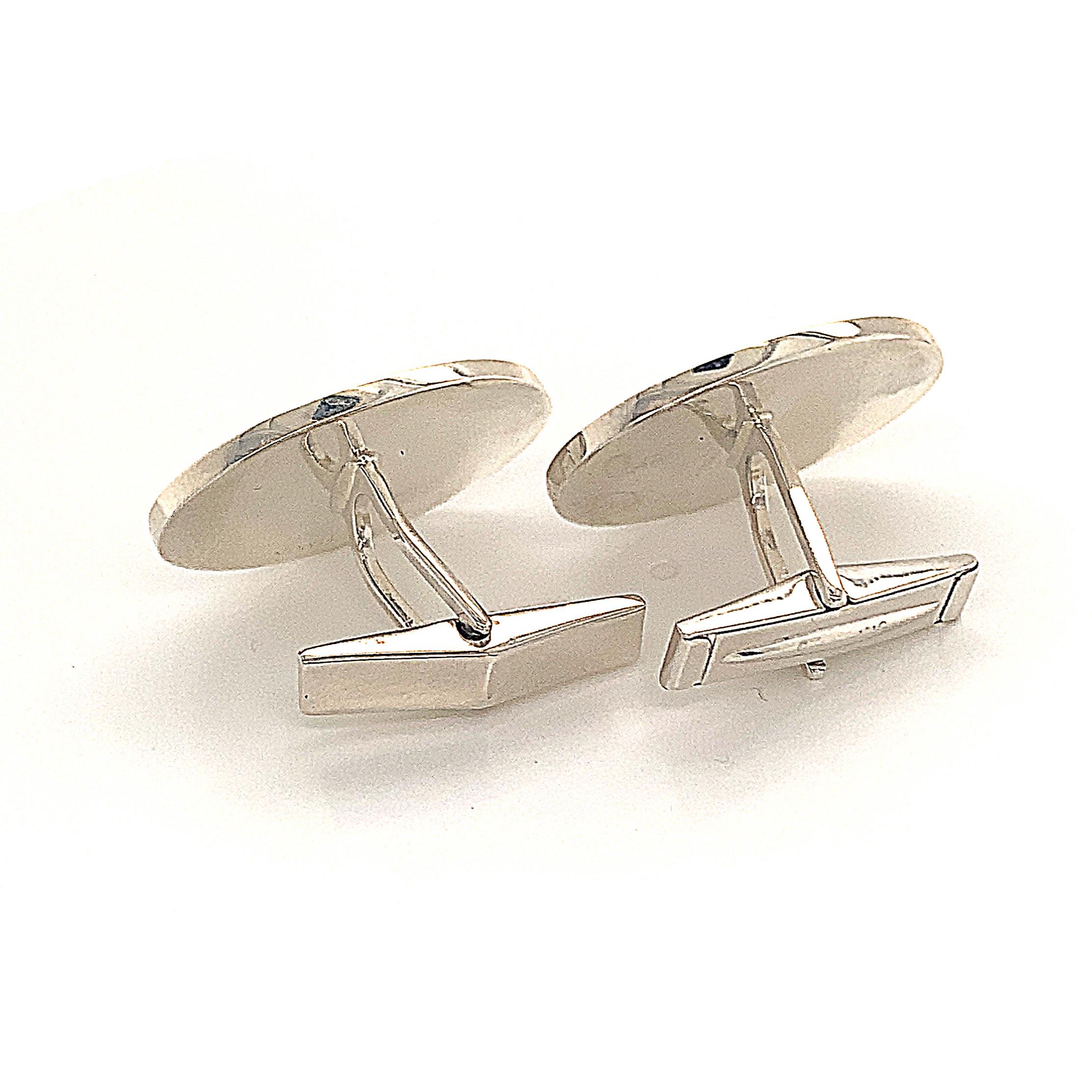 Gemelos de plata de ley Tiffany & Co Estate 18.4 gramos en venta 2