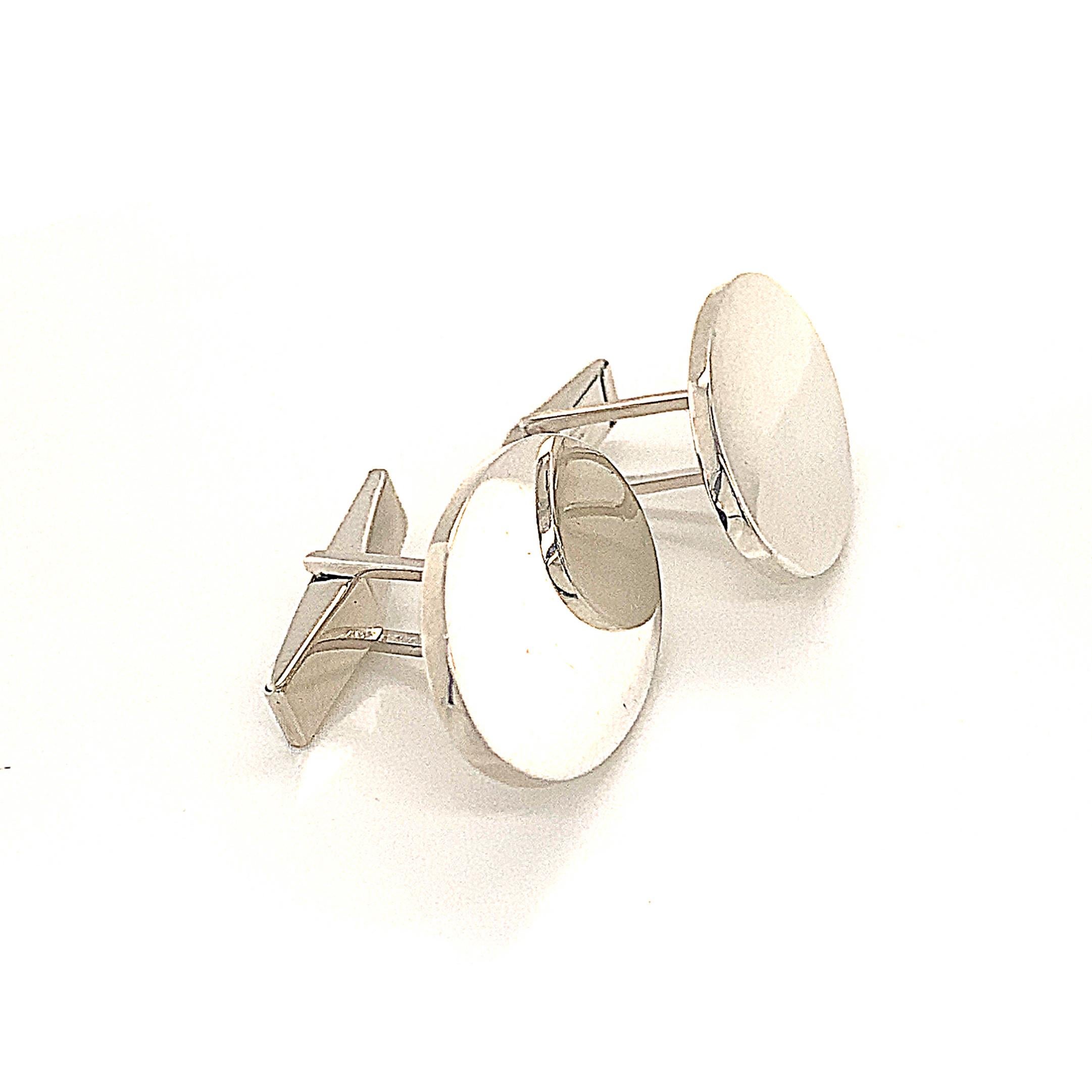 Gemelos de plata de ley Tiffany & Co Estate 18.4 gramos en venta 3