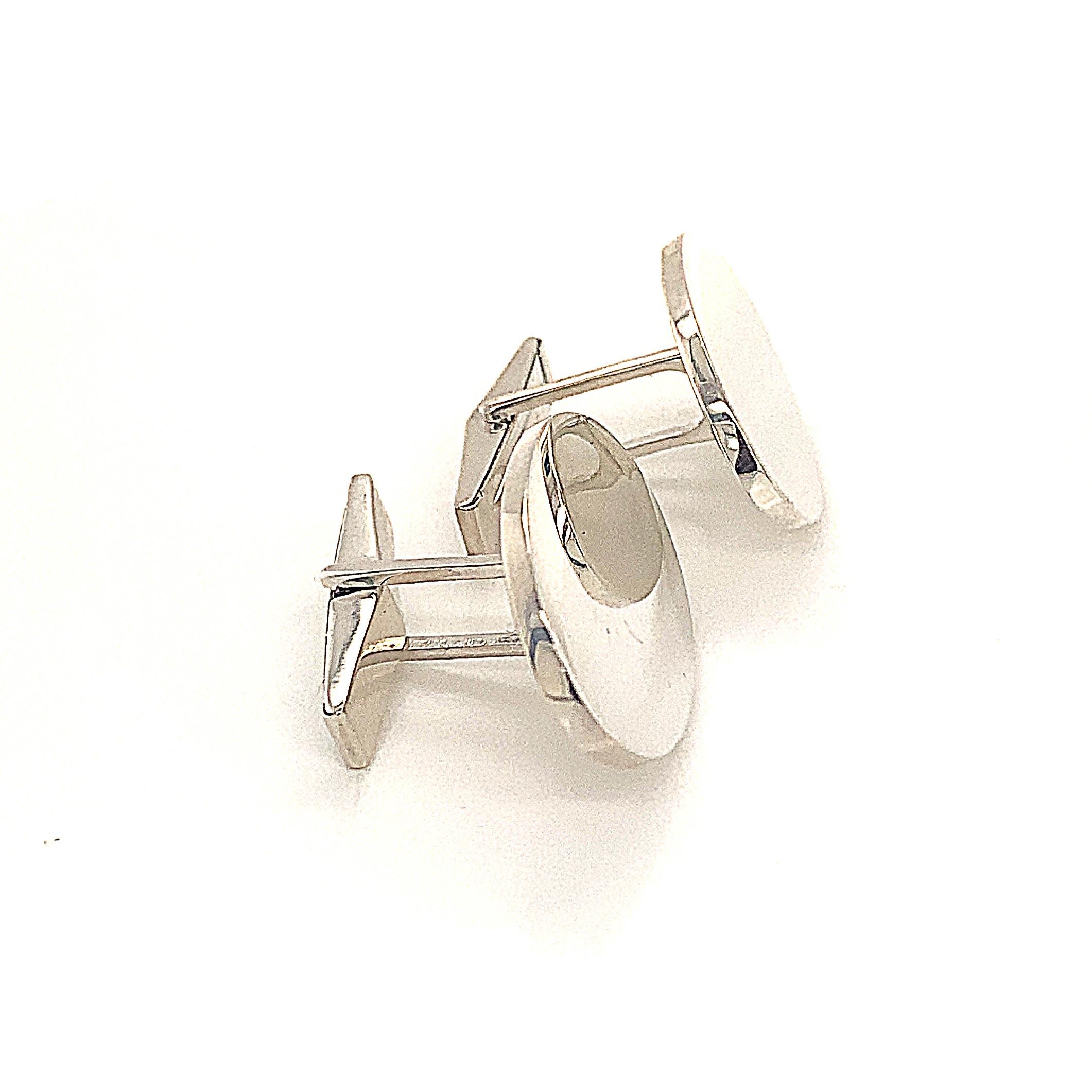 Gemelos de plata de ley Tiffany & Co Estate 18.4 gramos en venta 5