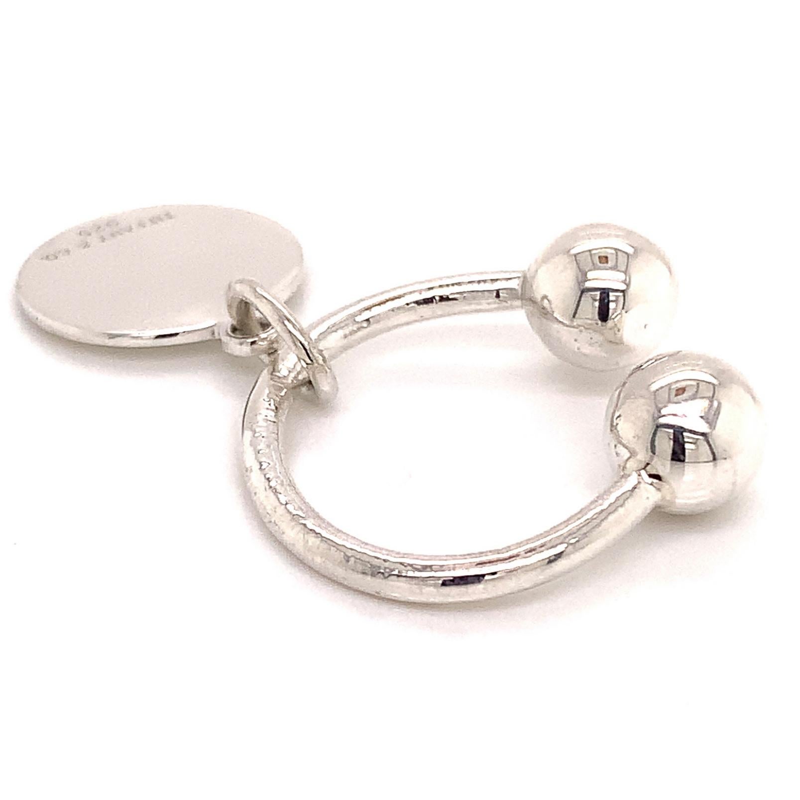 Porte-clés en argent sterling 9,2 grammes de Tiffany & Co Estate en vente 6