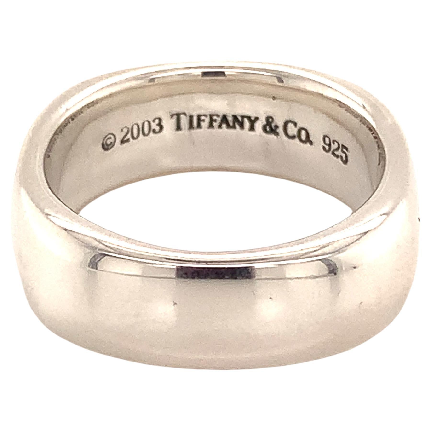 Tiffany & Co. Modern 1999 Platinum Men's Wedding Band Ring | Wilson's  Estate Jewelry